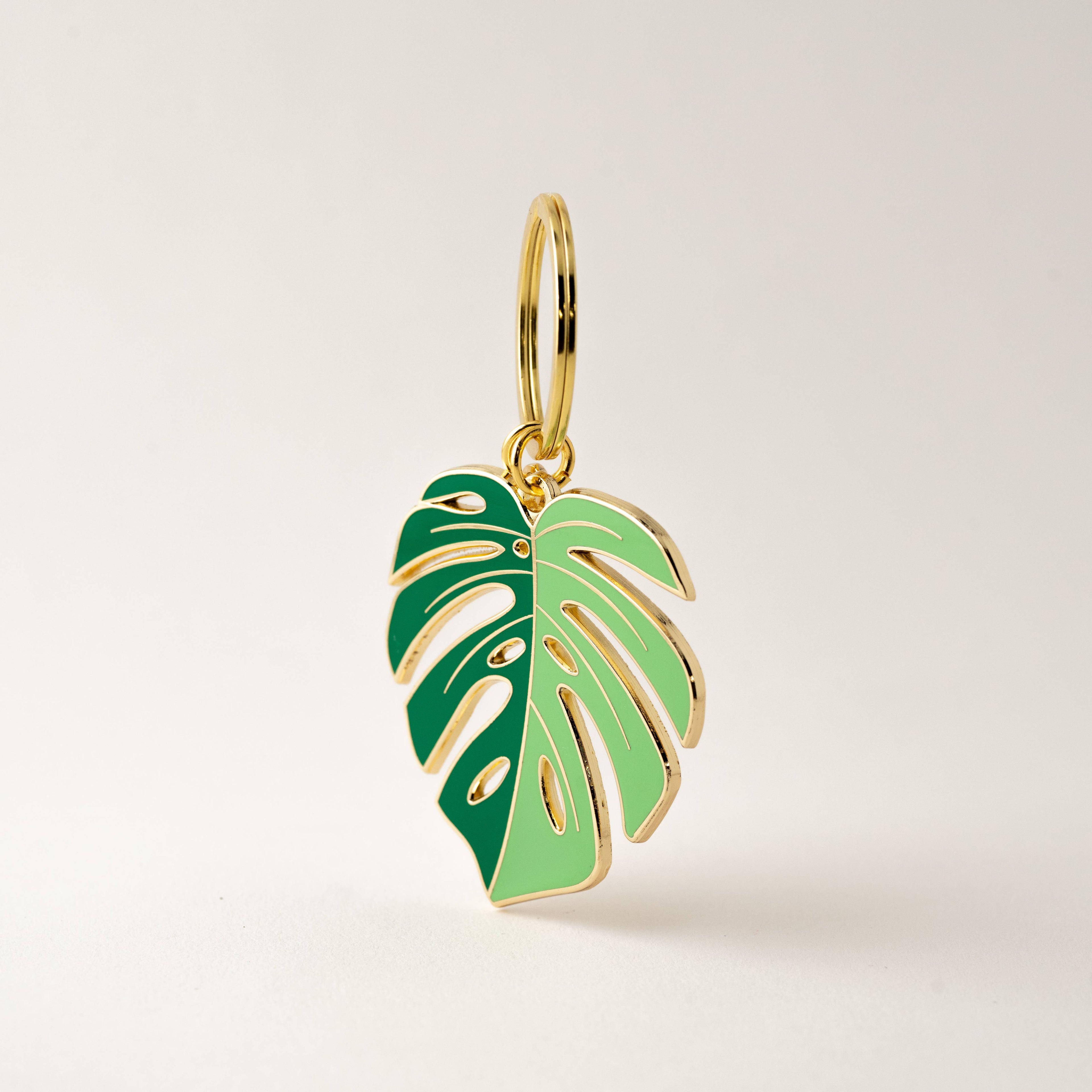 Monstera 'Deliciosa' Plant Lover Keychain, Plant Gifts
