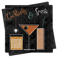 Cocktails and Spirits Halloween Cocktail Beverage Napkin