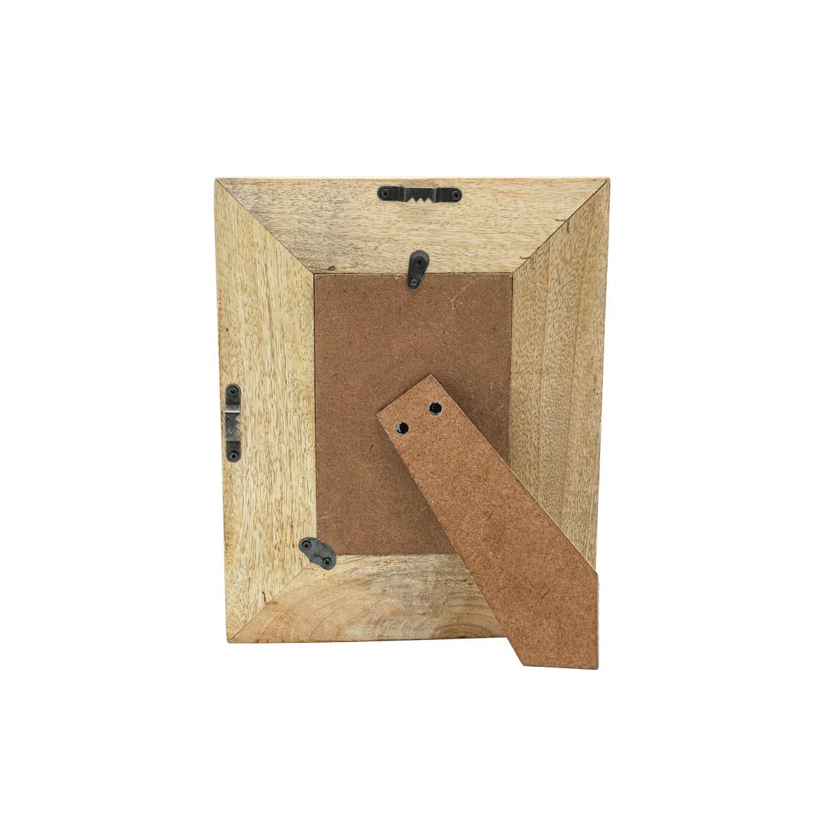 4x6 Alexander Embroidred Wood And Cotton Photo Frame Black