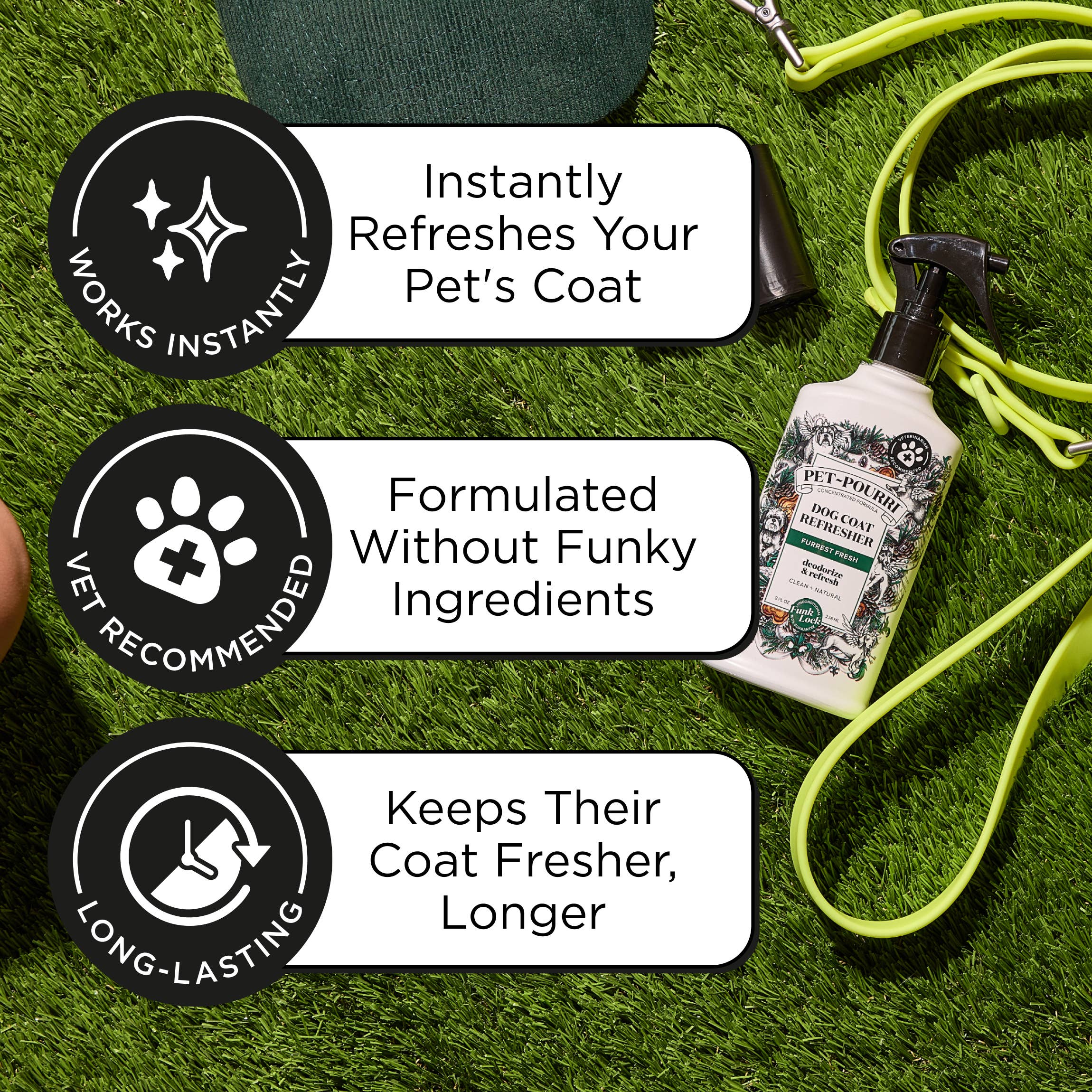 Pet~Pourri - Dog Coat Refresher ~ Furrest Fresh 8oz