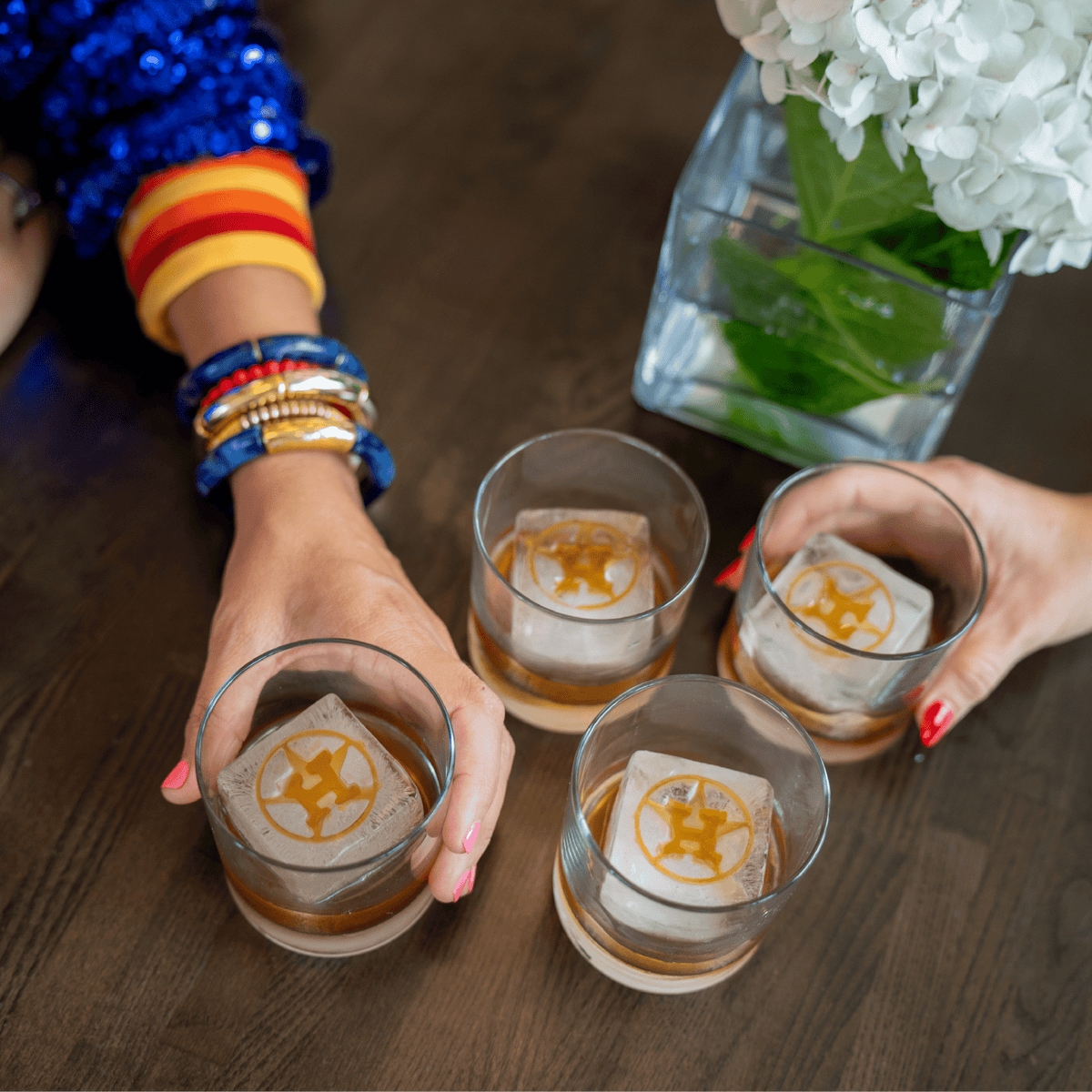 Astros Custom Cocktail Ice Tray - Bundle