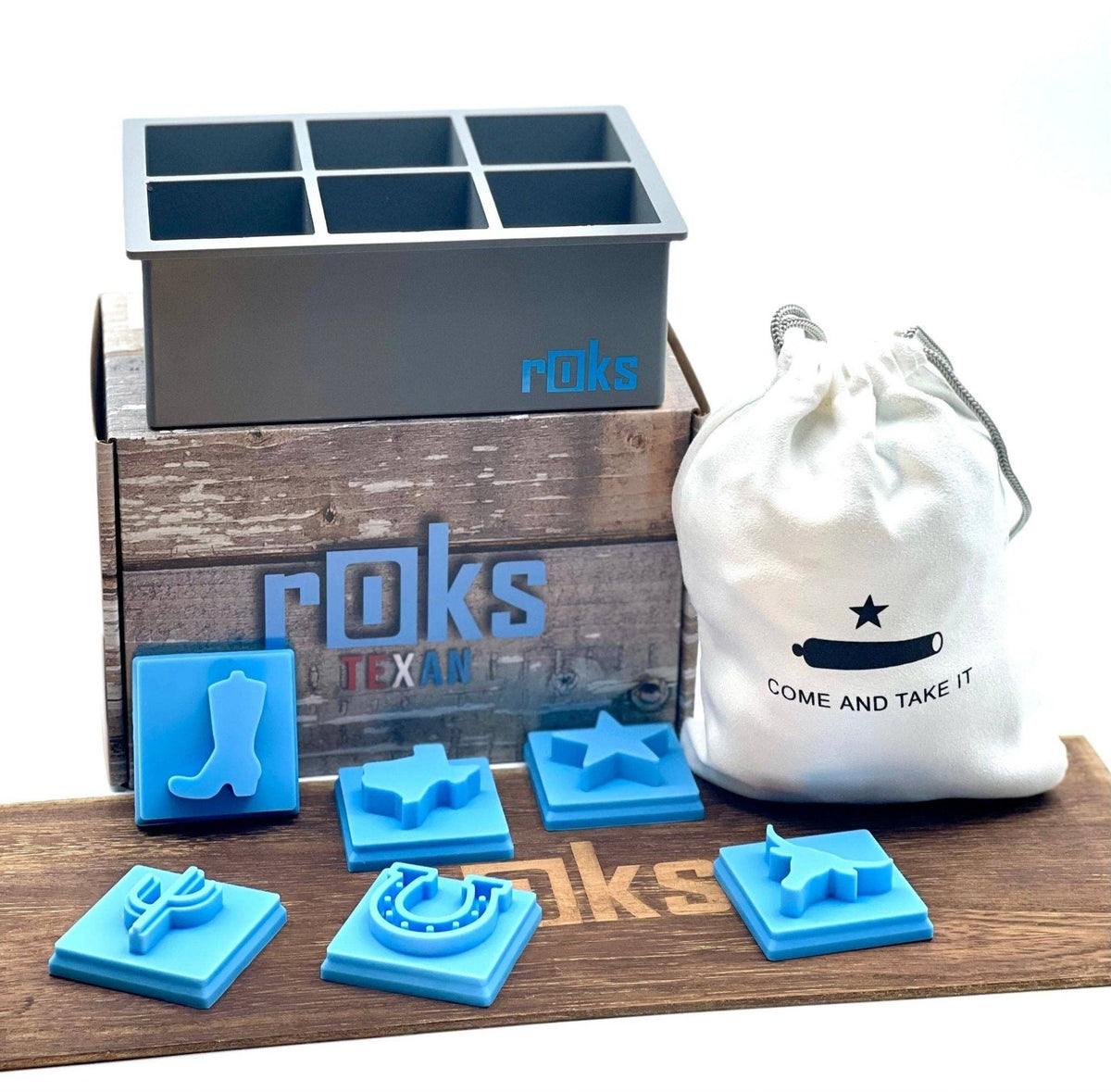 Texan Custom Cocktail Ice Tray - Bundle