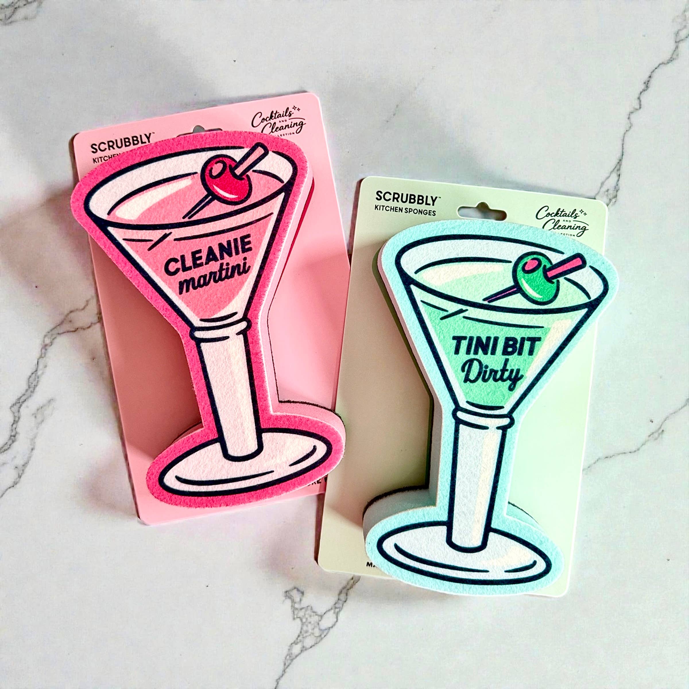 Martini Scrubbly Sponge - Cleanie