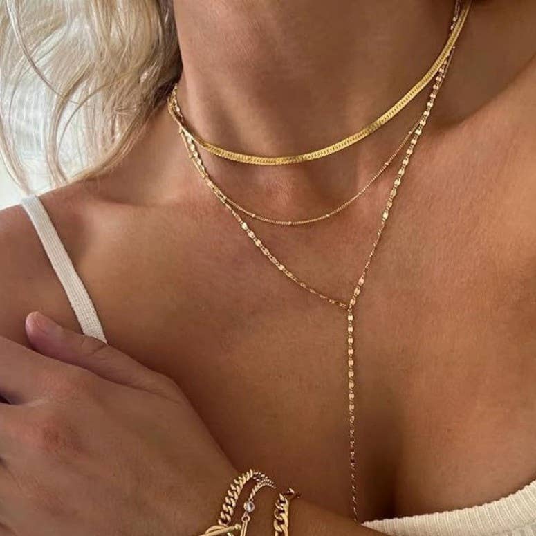 Layered Y Necklace