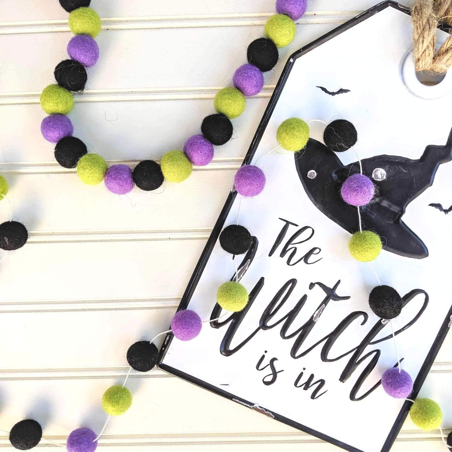 Hocus Pocus Eco Wool Garland Ornament