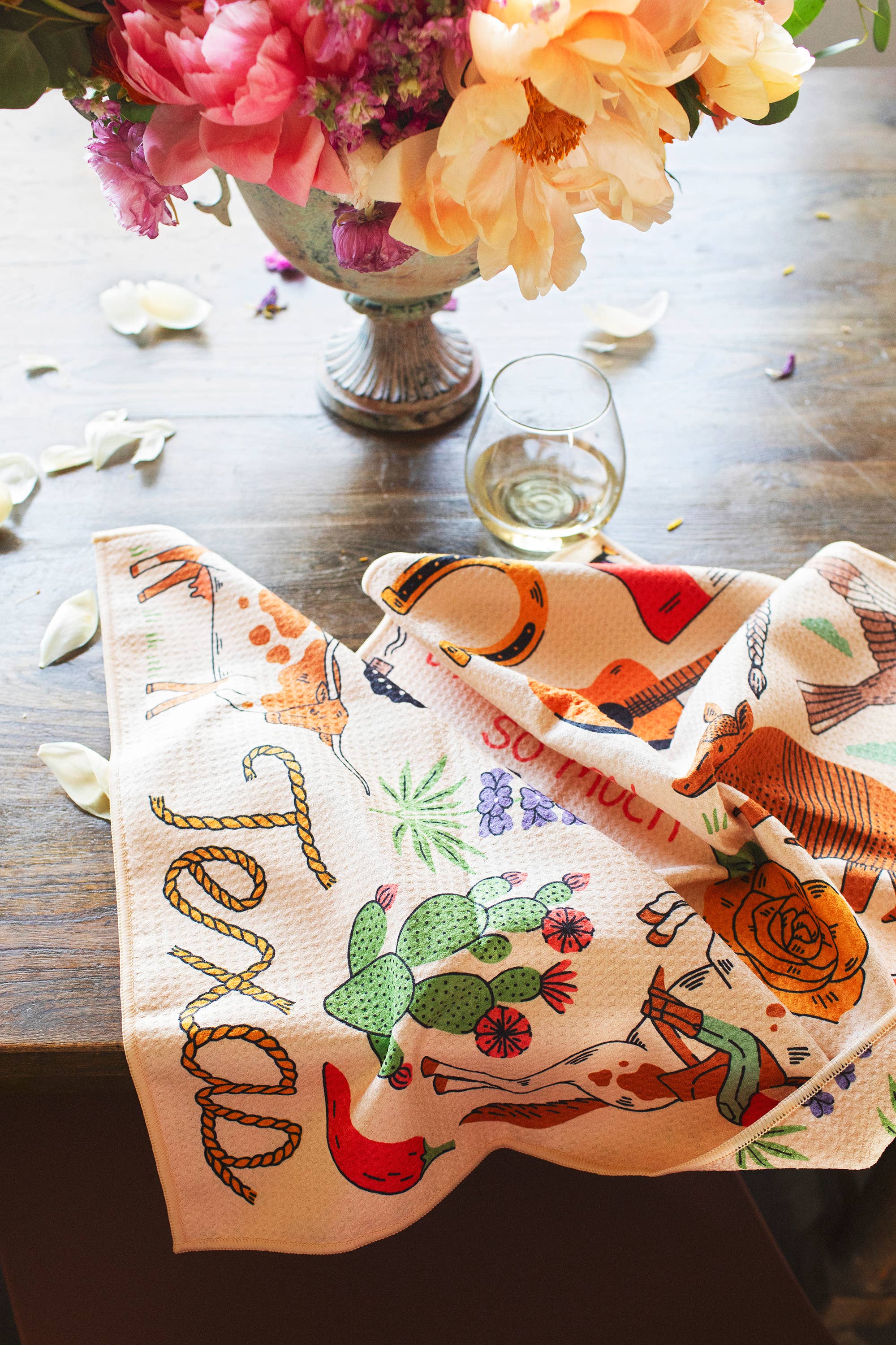 Kitchen Tea Towel Quick Dry | Texas