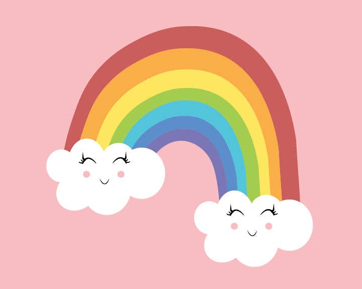 Rainbow Paint by Number Kit