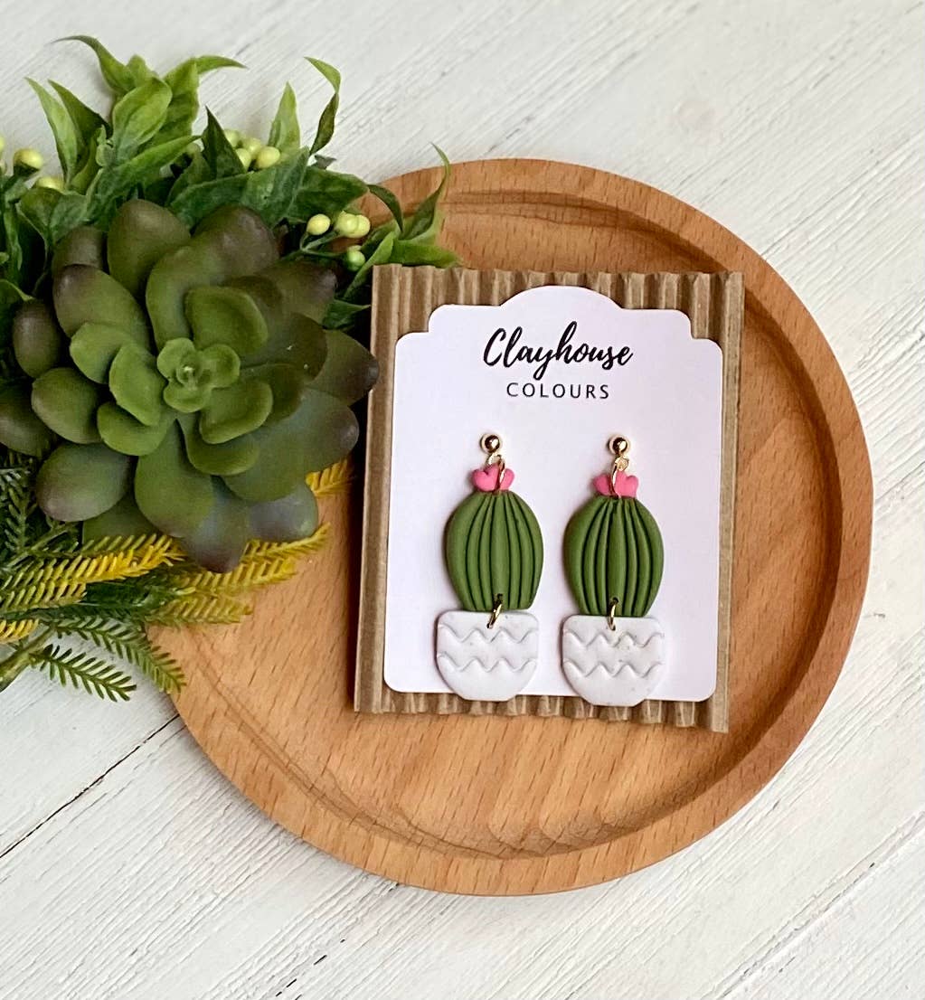 Cactus Plant Earrings