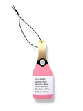 Champagne Air Freshener - Pink Champagne & Fries
