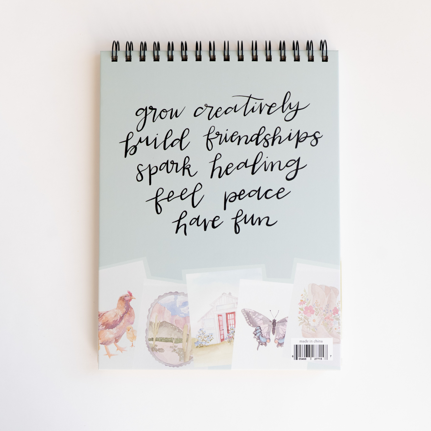 Floral Watercoloring Book - Outlines with Video Tutorials