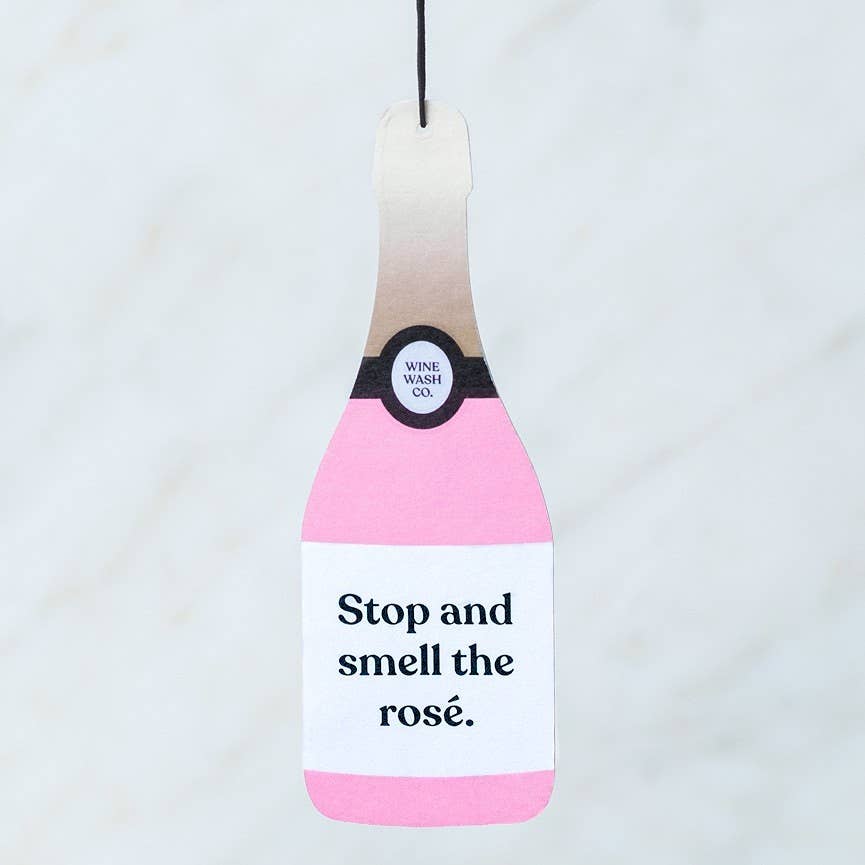 Wine Bottle Air Freshener - Rosé