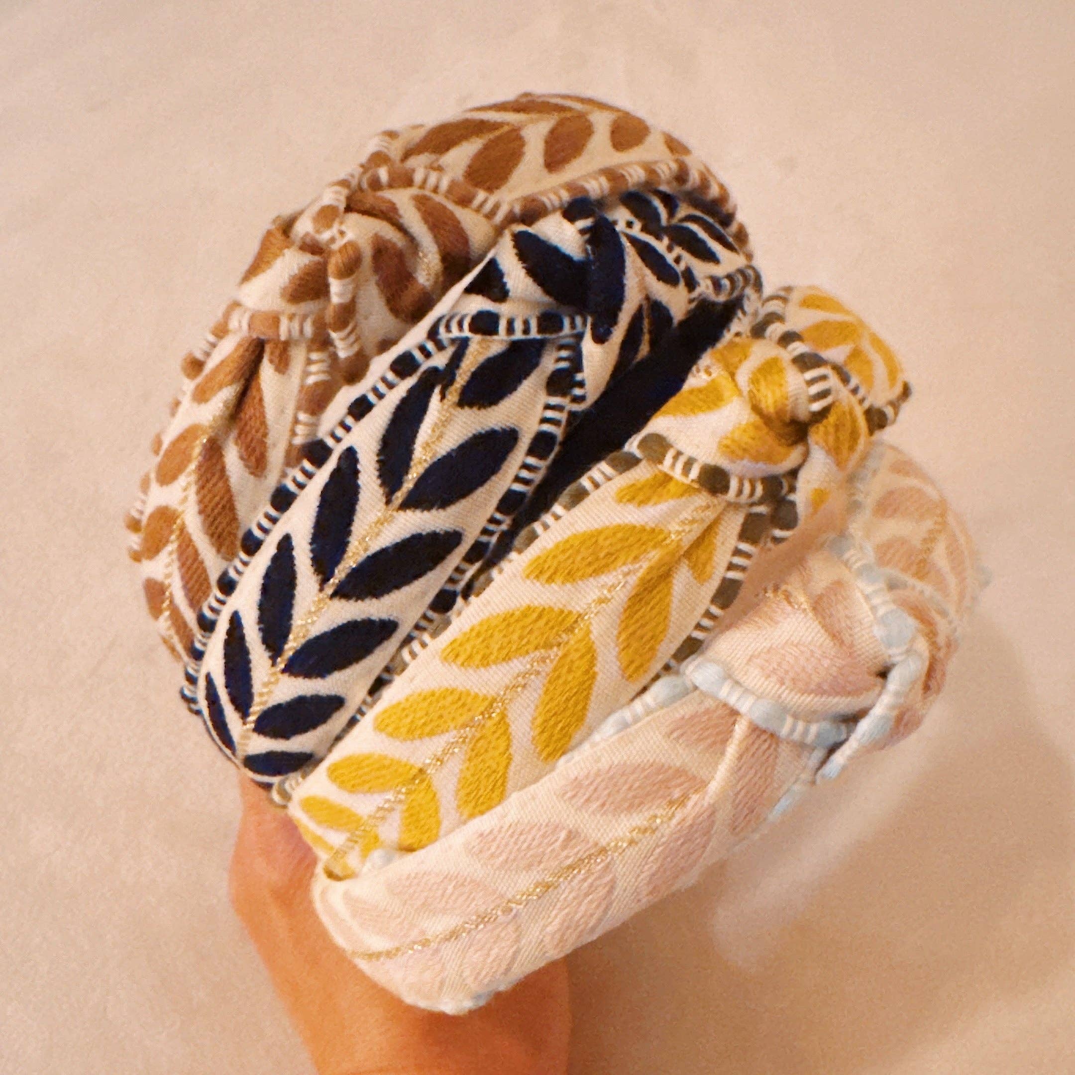Southern French Slim Headband - Black, Brown, Yellow, or Pink
