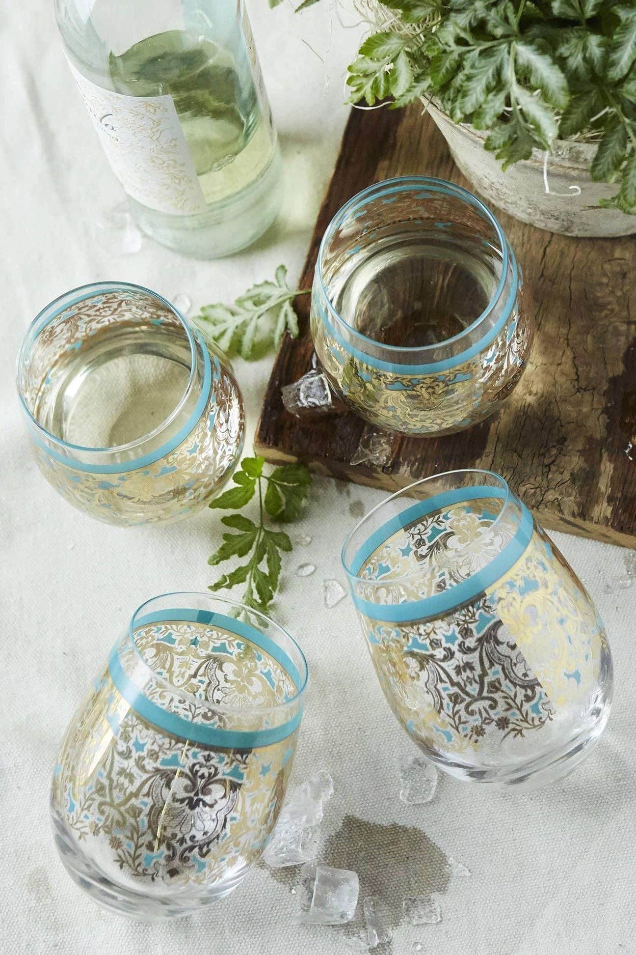 Patina Vie Luce Del Sole Stemless Wine Glass