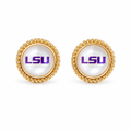 LSU Pearl Studs