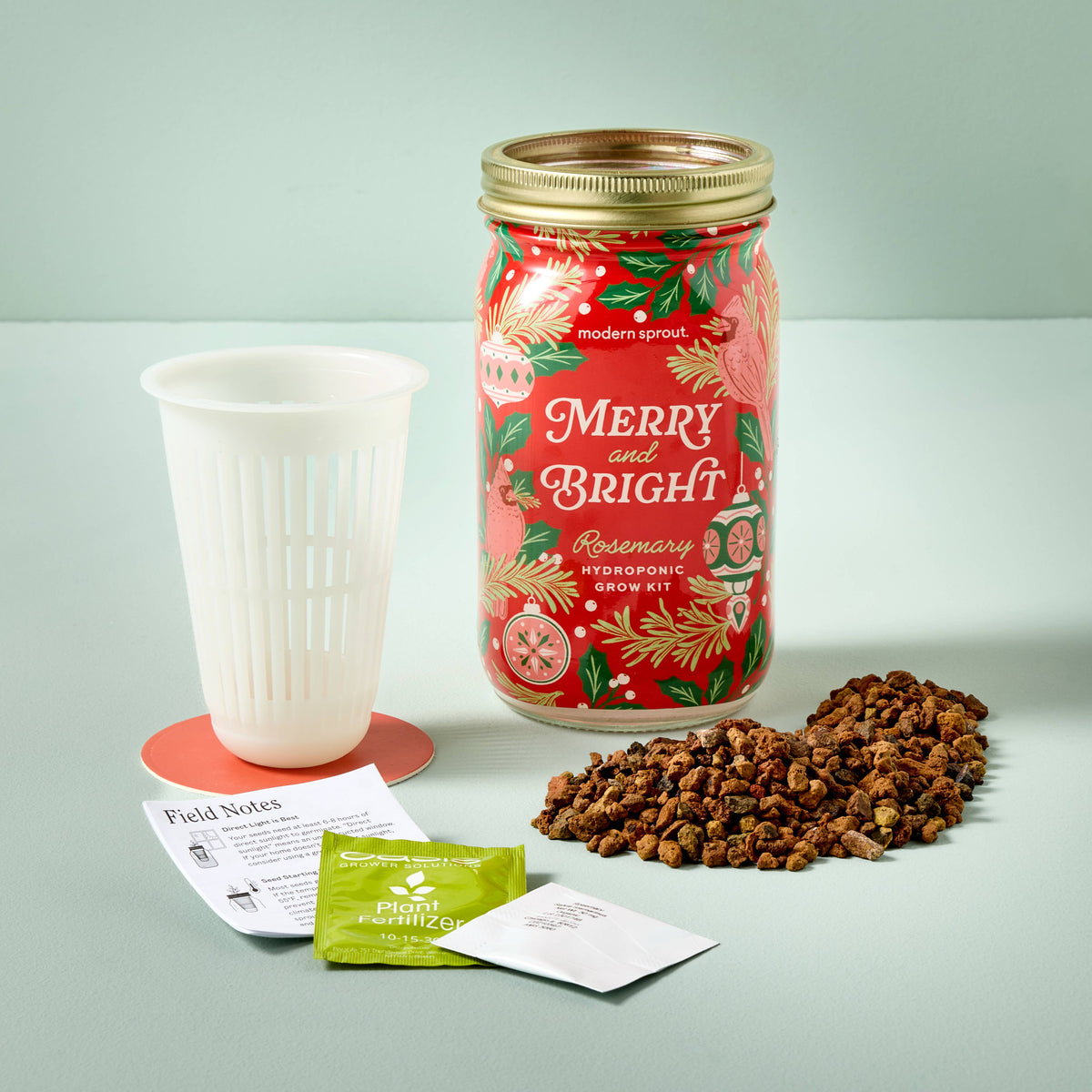 Holiday Herb Garden Jar