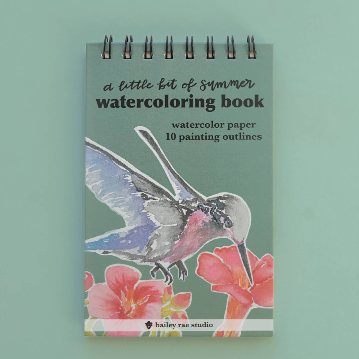 A Little Bit of Summer - Mini Watercoloring Book