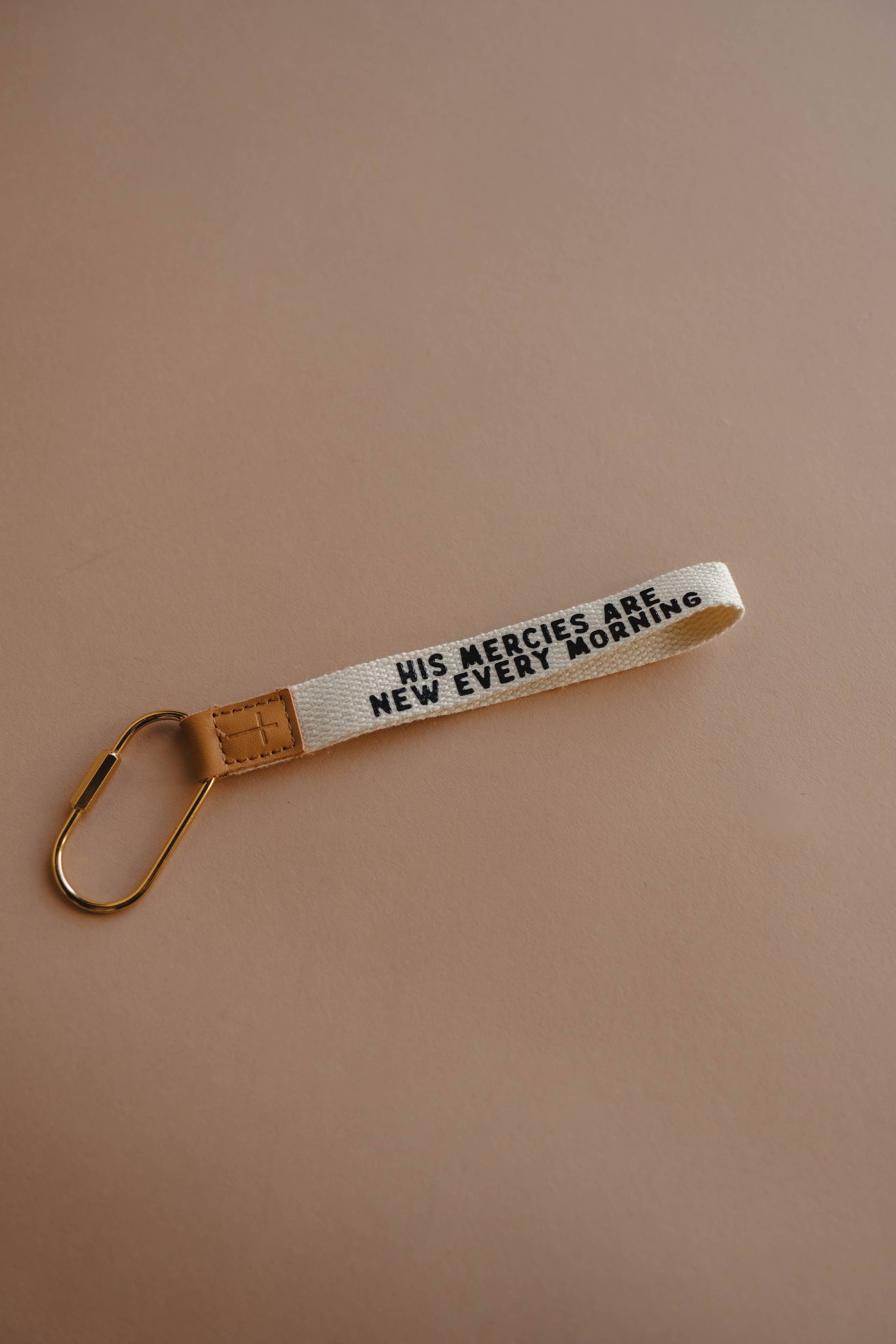New Mercies Wristlet Keychain