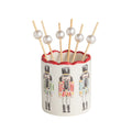 Nutcracker Toothpick Caddy Set