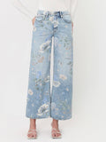 Super High Rise Floral Extreme Vintage Flare