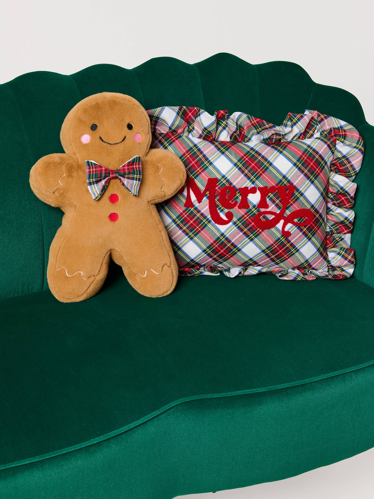 Merry Plaid Pillow