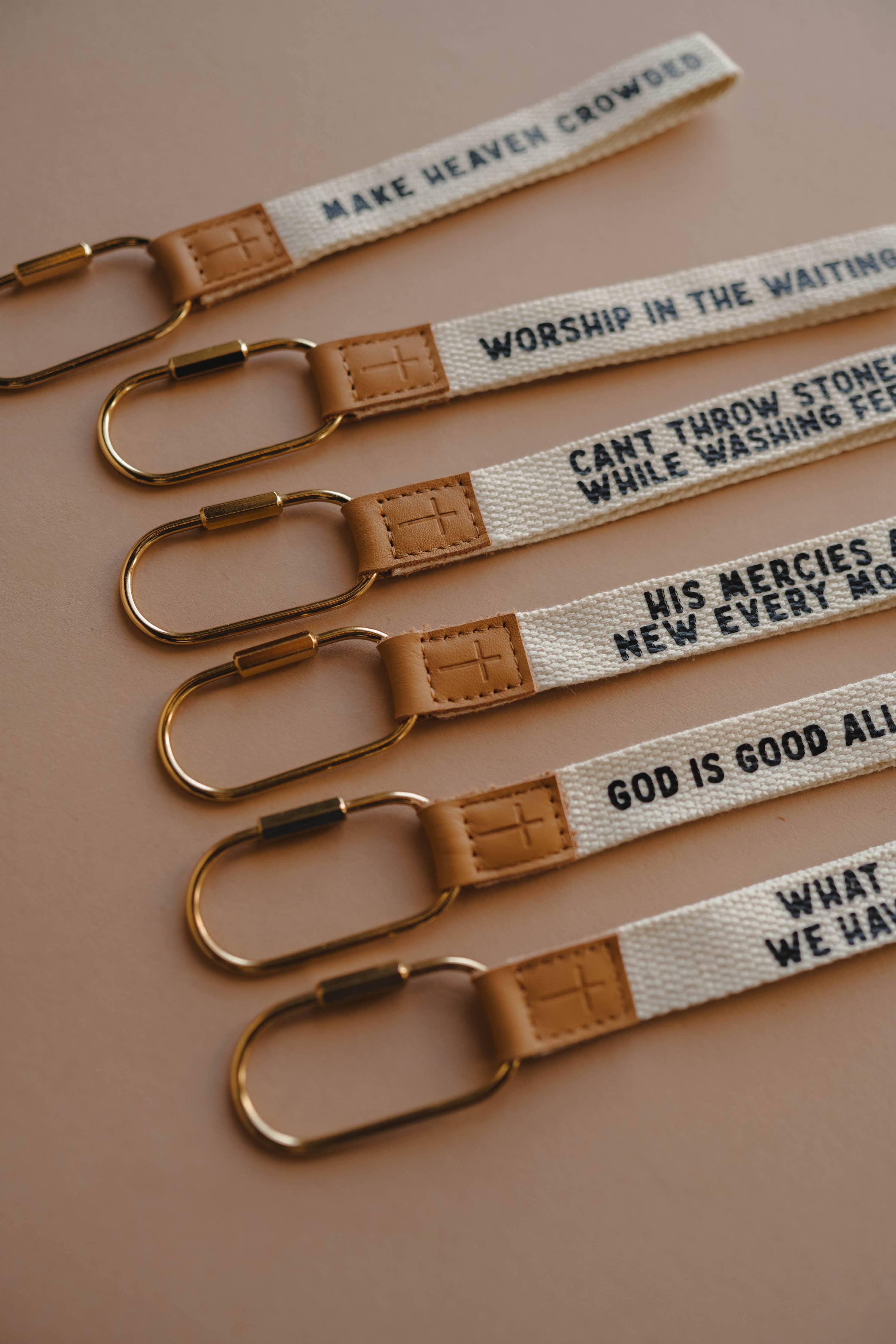 New Mercies Wristlet Keychain