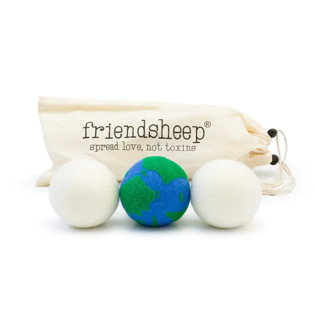 No Planet B Eco Wool Dryer Balls - Earth