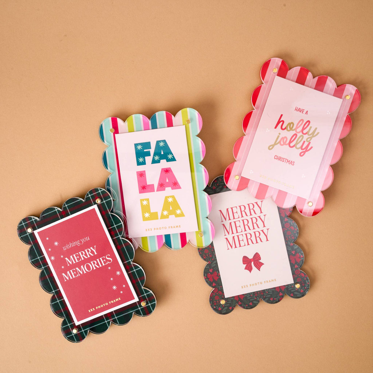 Evergreen Plaid - Mini Acrylic Picture Frame Magnet
