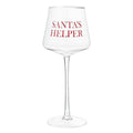 Face to Face Stemmed Wine Glass - Santa's Helper