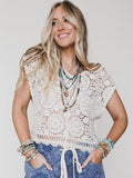 Morning Light Crochet Top - Natural