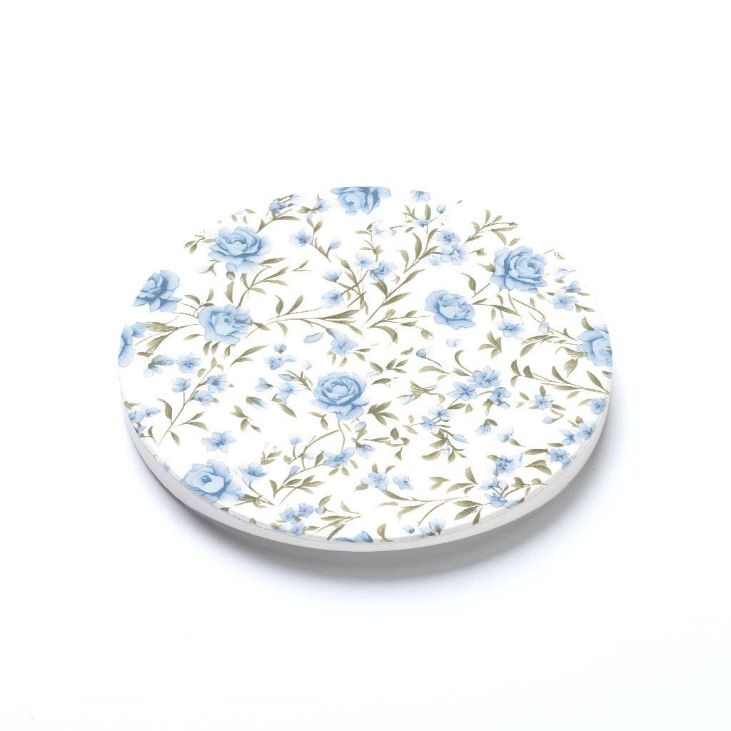 Floral Pattern Chinoiserie Car Coaster