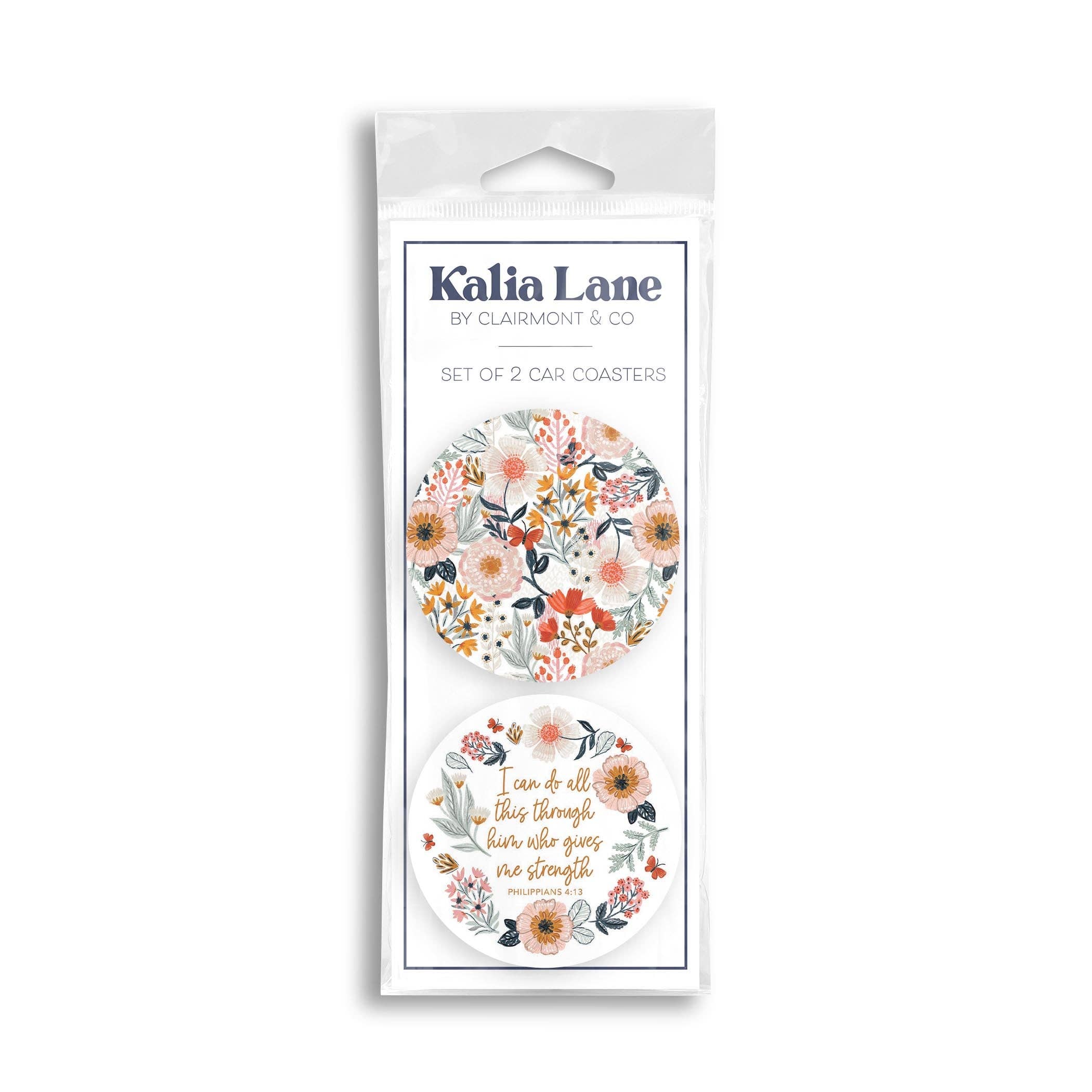 Car Coaster 2 Pack - Faith Strength