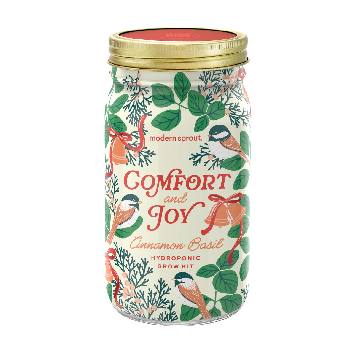 Holiday Herb Garden Jar