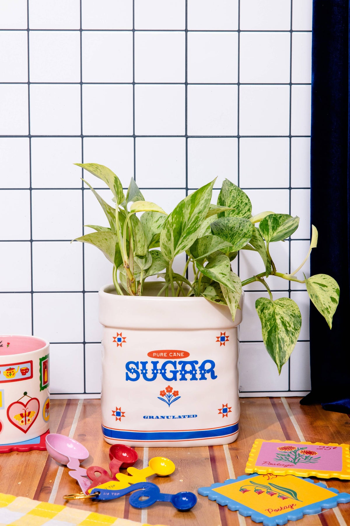 Ceramic Planter, Sugar Jar