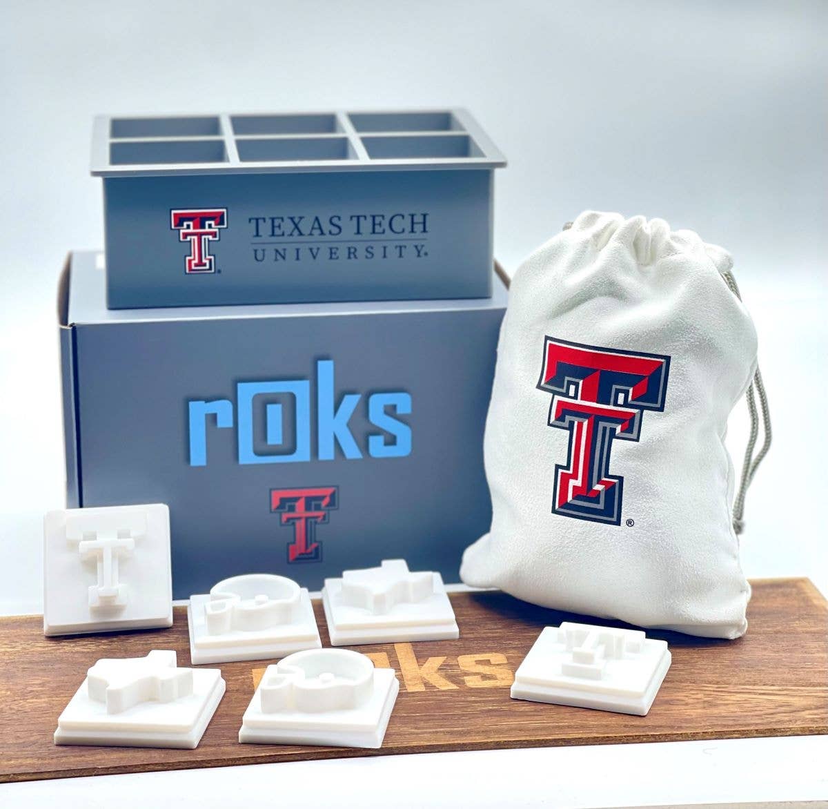 Texas Tech Custom Cocktail Ice Tray - Bundle