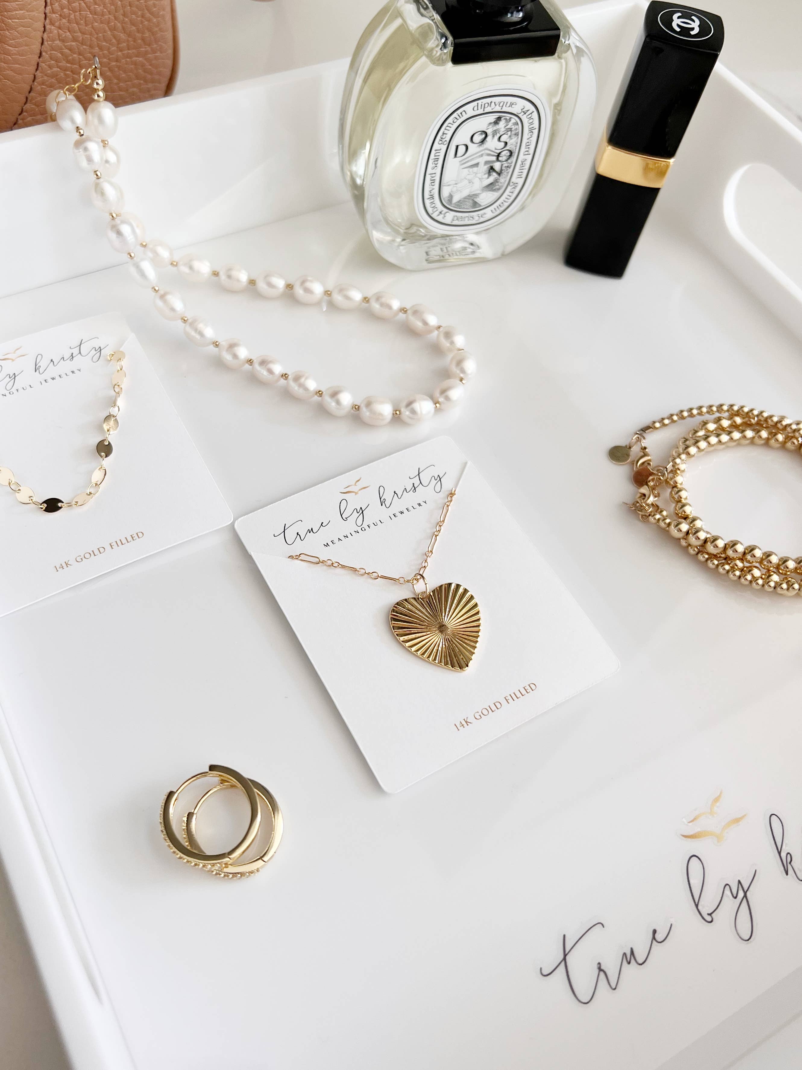 Soulmate Heart Love Necklace Gold Filled