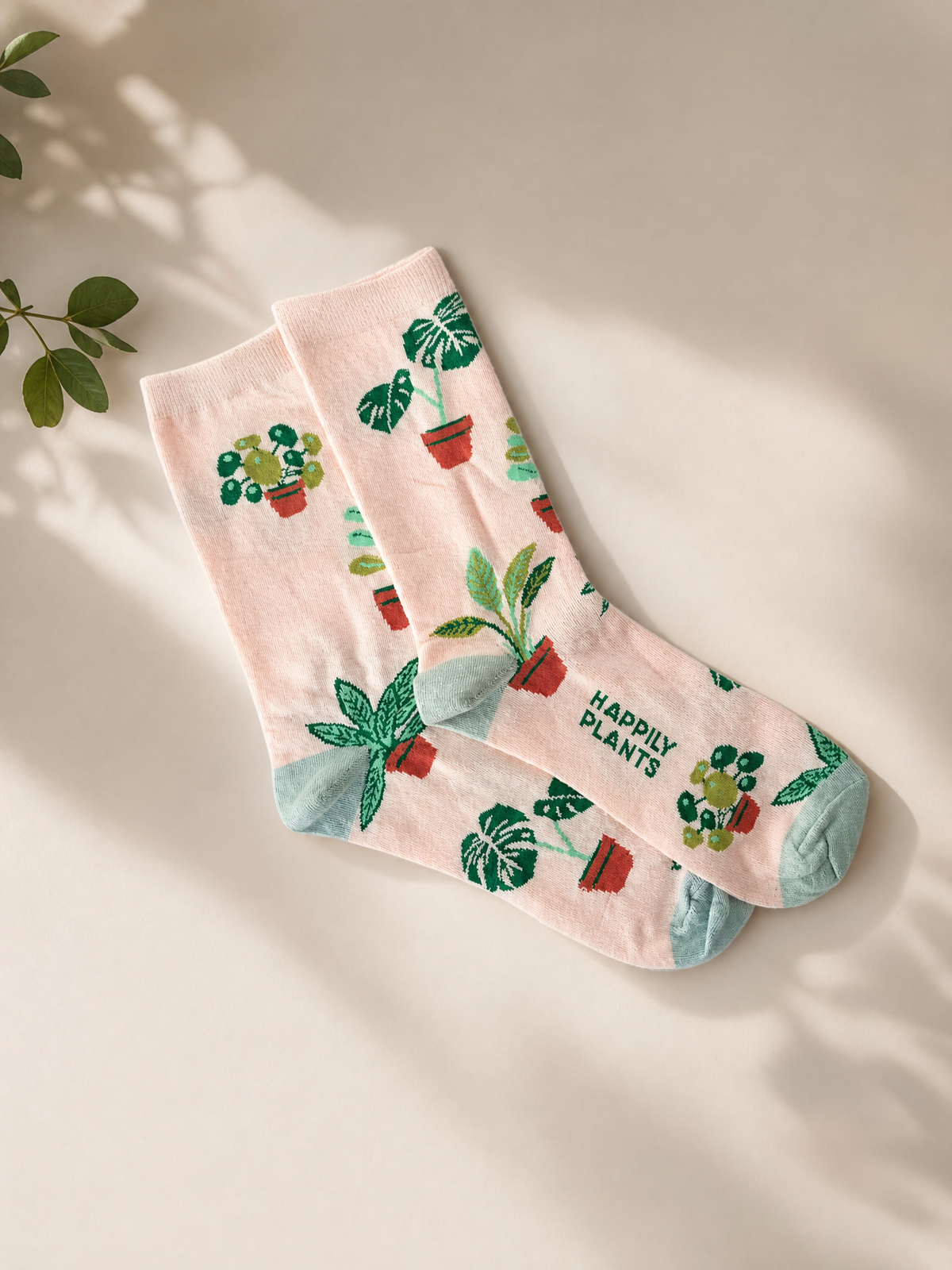 Plant Lover Cotton Crew Socks