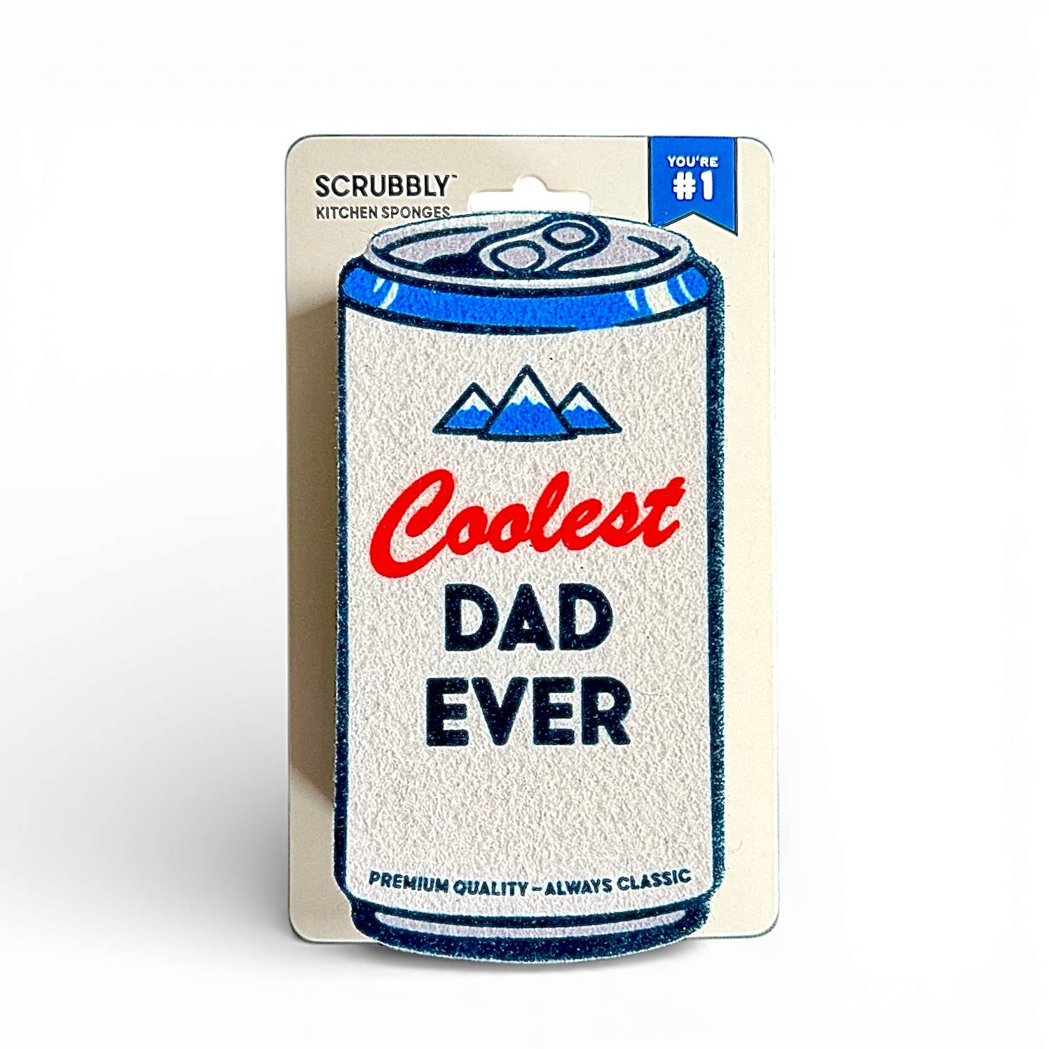 Beer Scrubbly Sponge - Coolest Dad