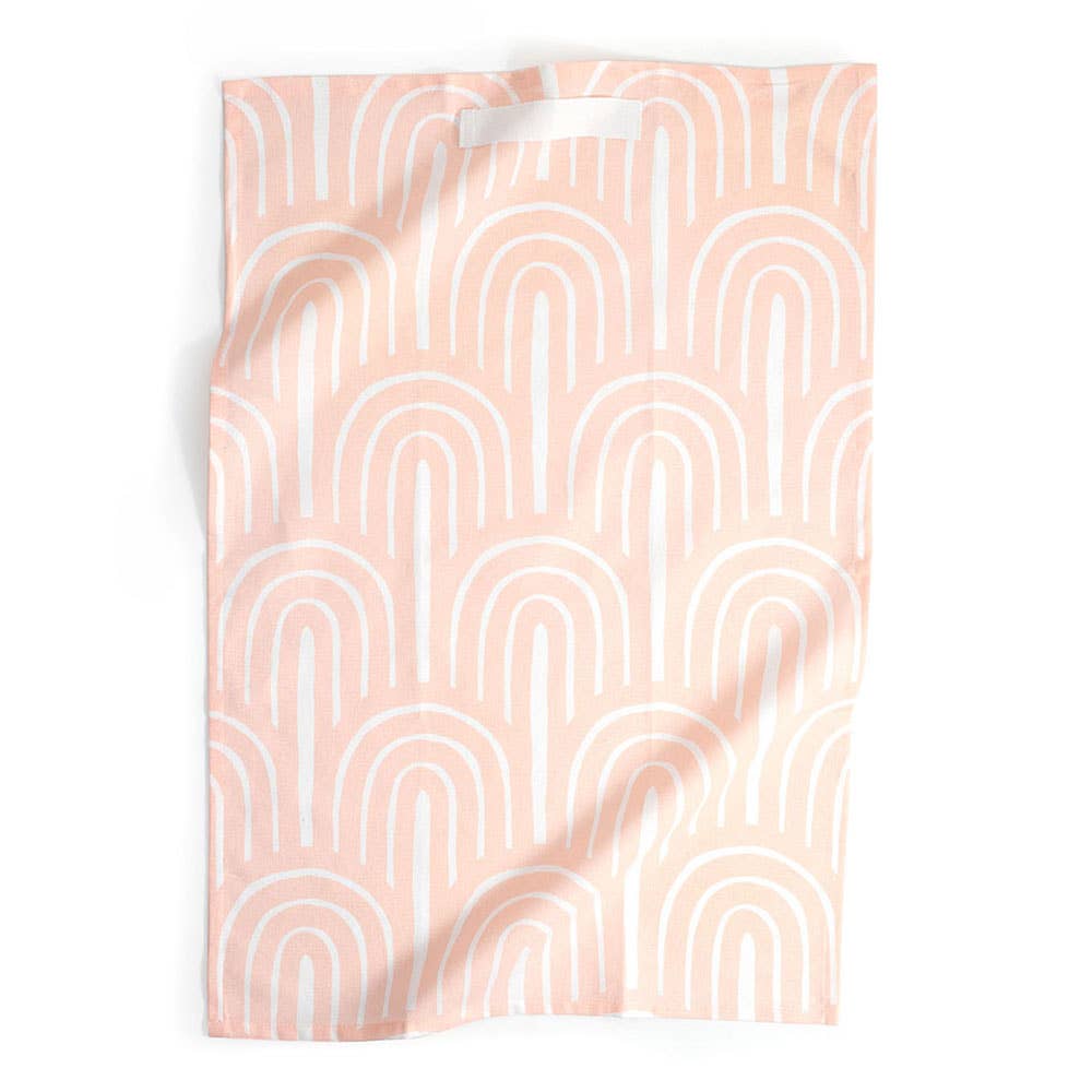 Pink Arches Kitchen Towel