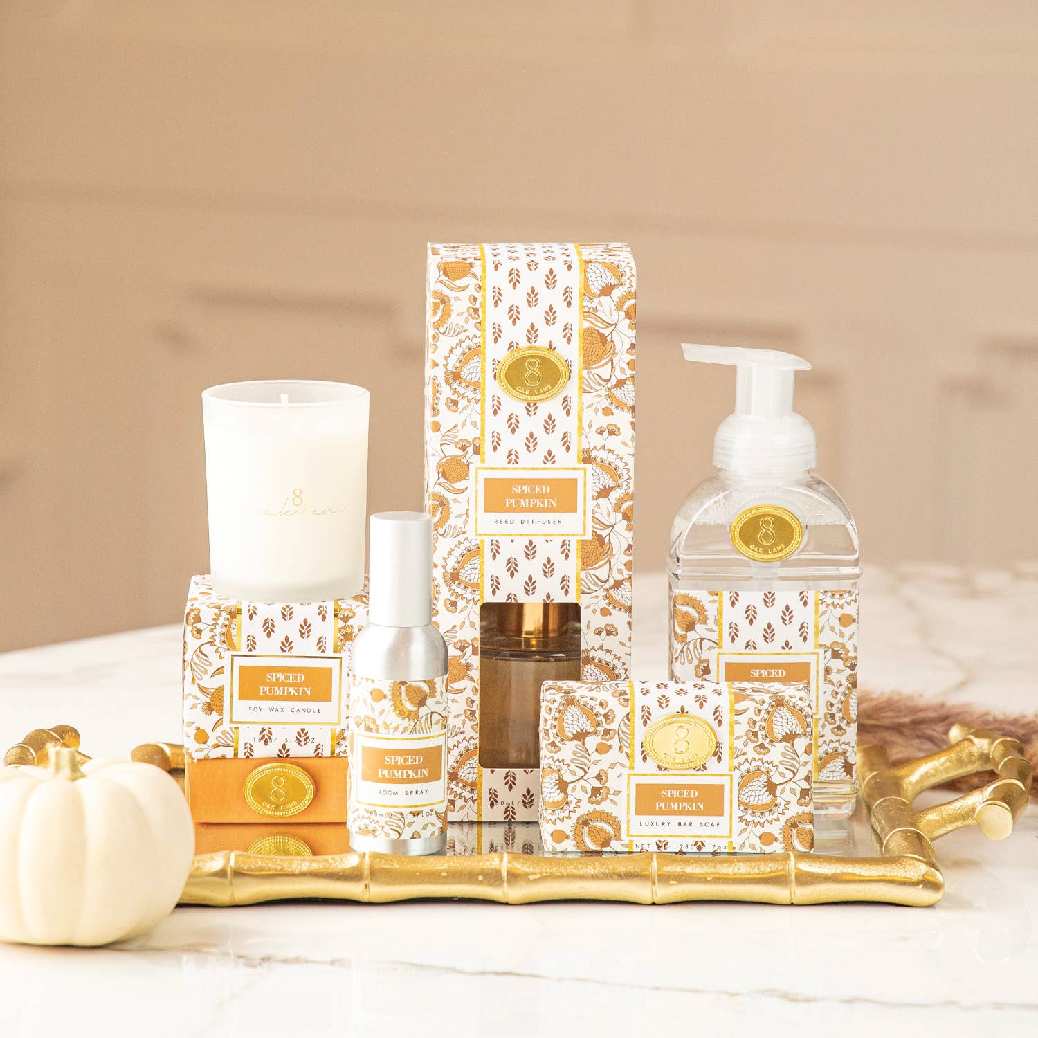 Spiced Pumpkin Reed Diffuser, 6.7 oz Fragrance