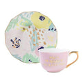 Tea Cup & Saucer Set - Whiskey/Tea Cup