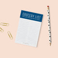 Funny Grocery List Notepad - Meal Prep, Shopping List
