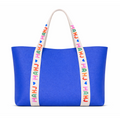 Mahjong Tote Bag Mahjong Tile Bag Leather | Blue
