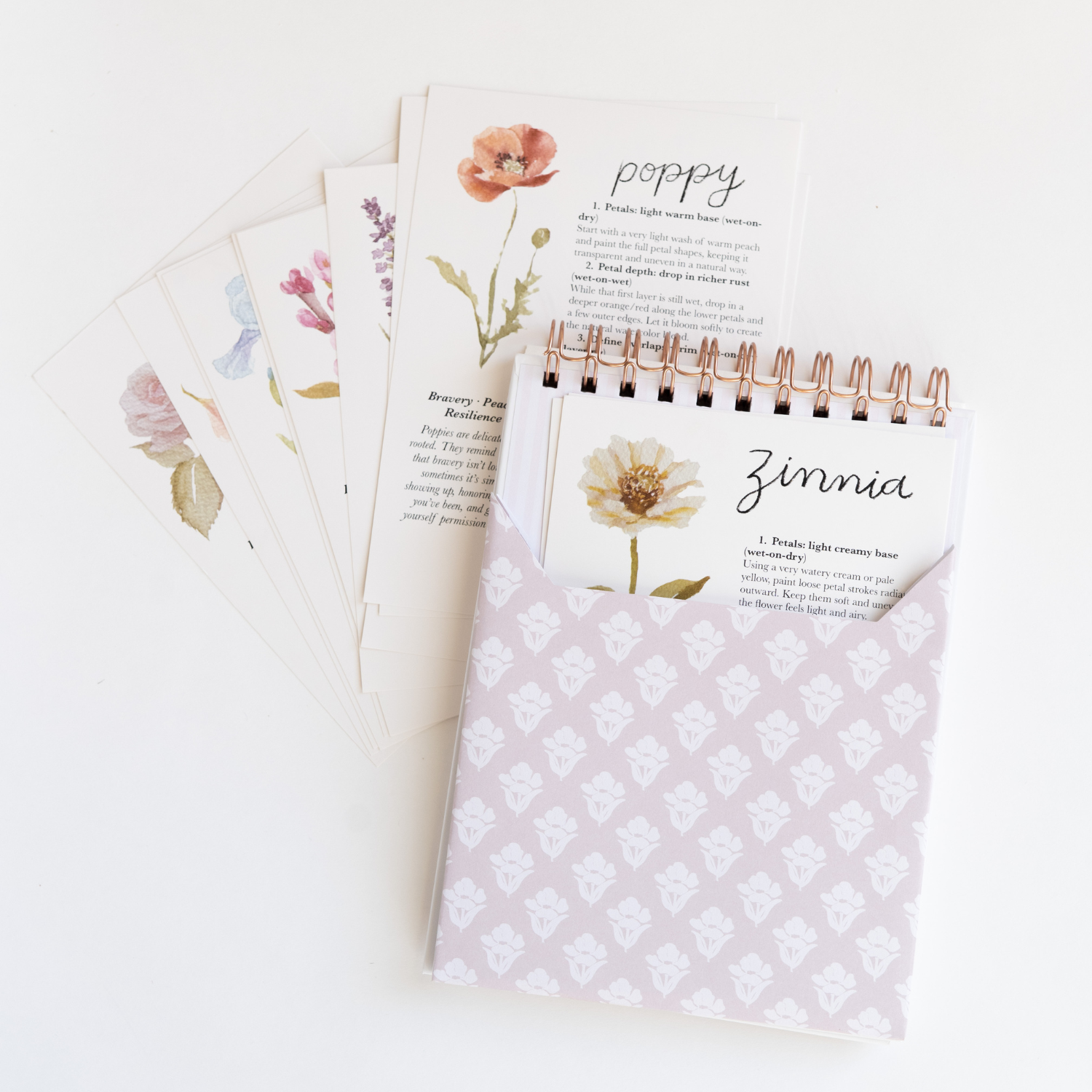 Flowers Watercolor Workbook