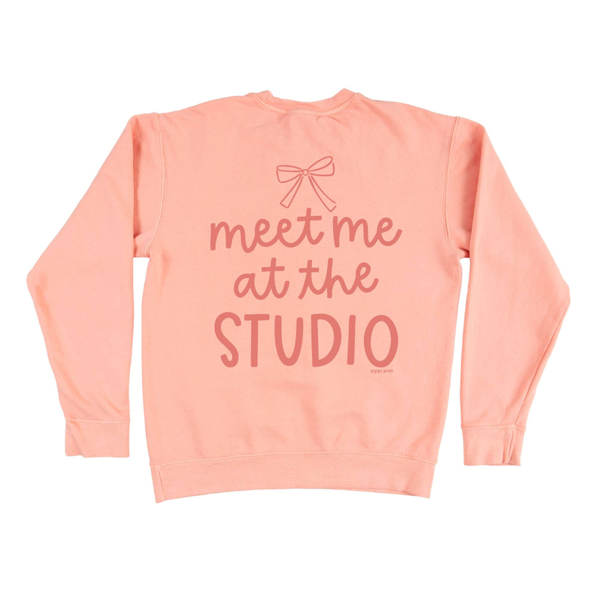 Meet Me At The Studio Dance Sweatshirt - Peachy