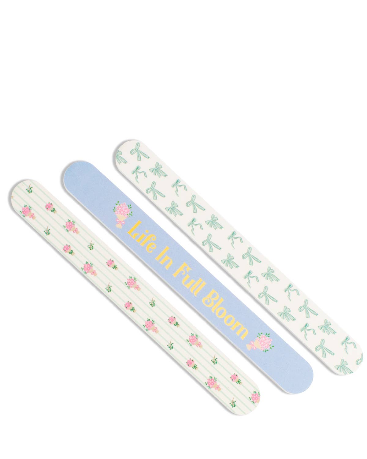 Life In Full Bloom Nail Files  Set of 3