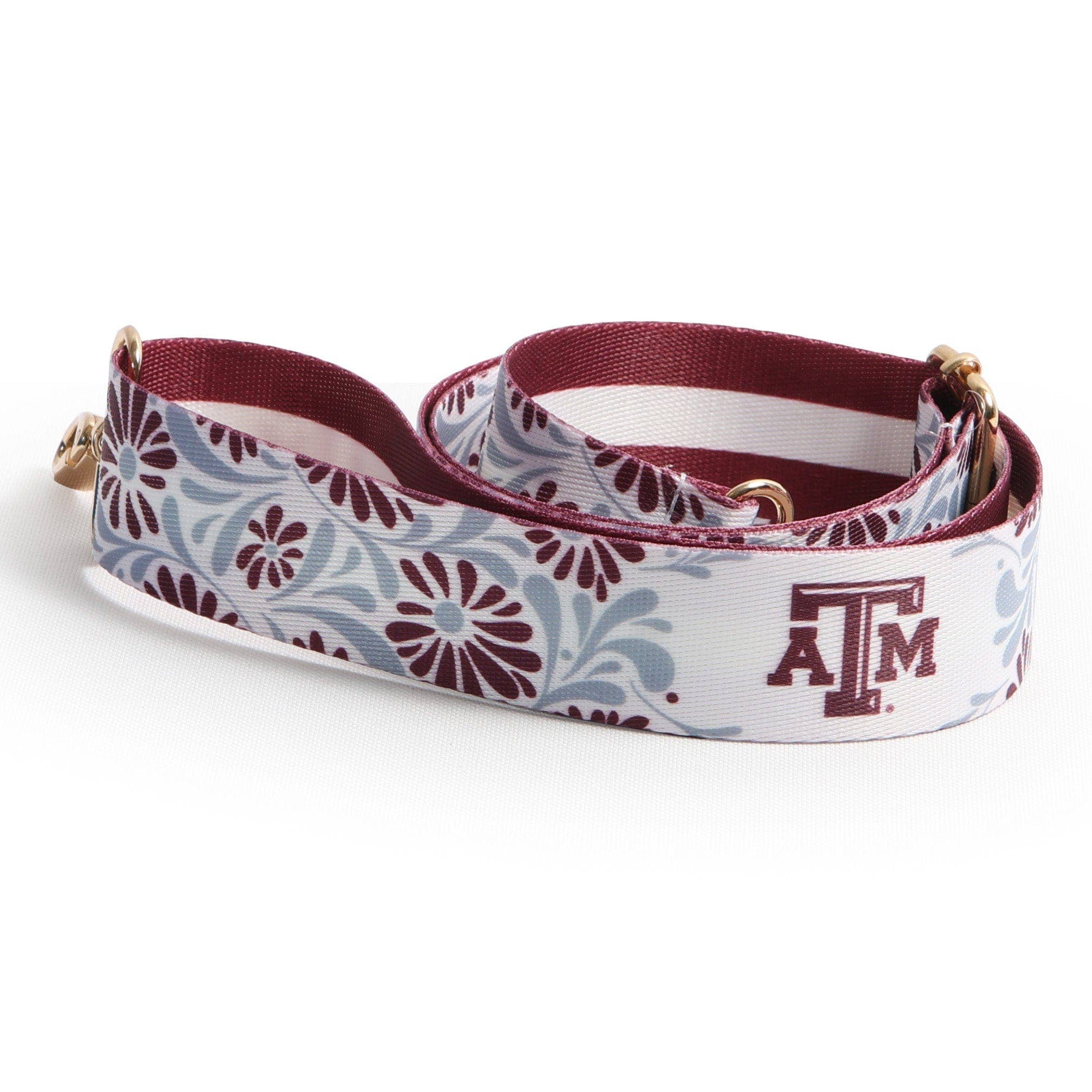 Texas A&M Aggies Floral Purse Strap – 1.5"