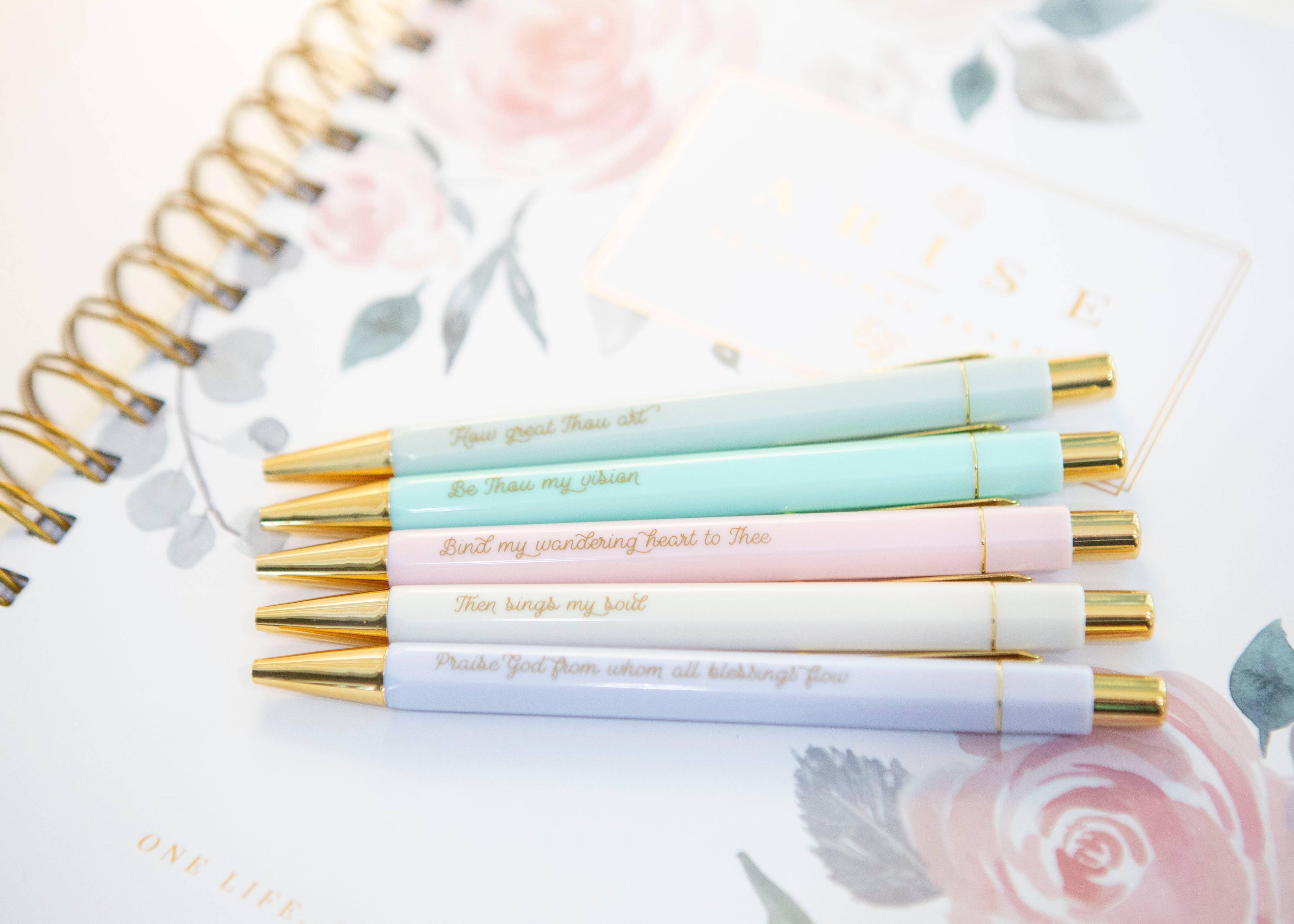 Christian Pen Set | Hymn Pen Set | Church Pens