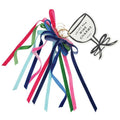 Velvet Bow Wine Charms - Palm Beach - Set of 6