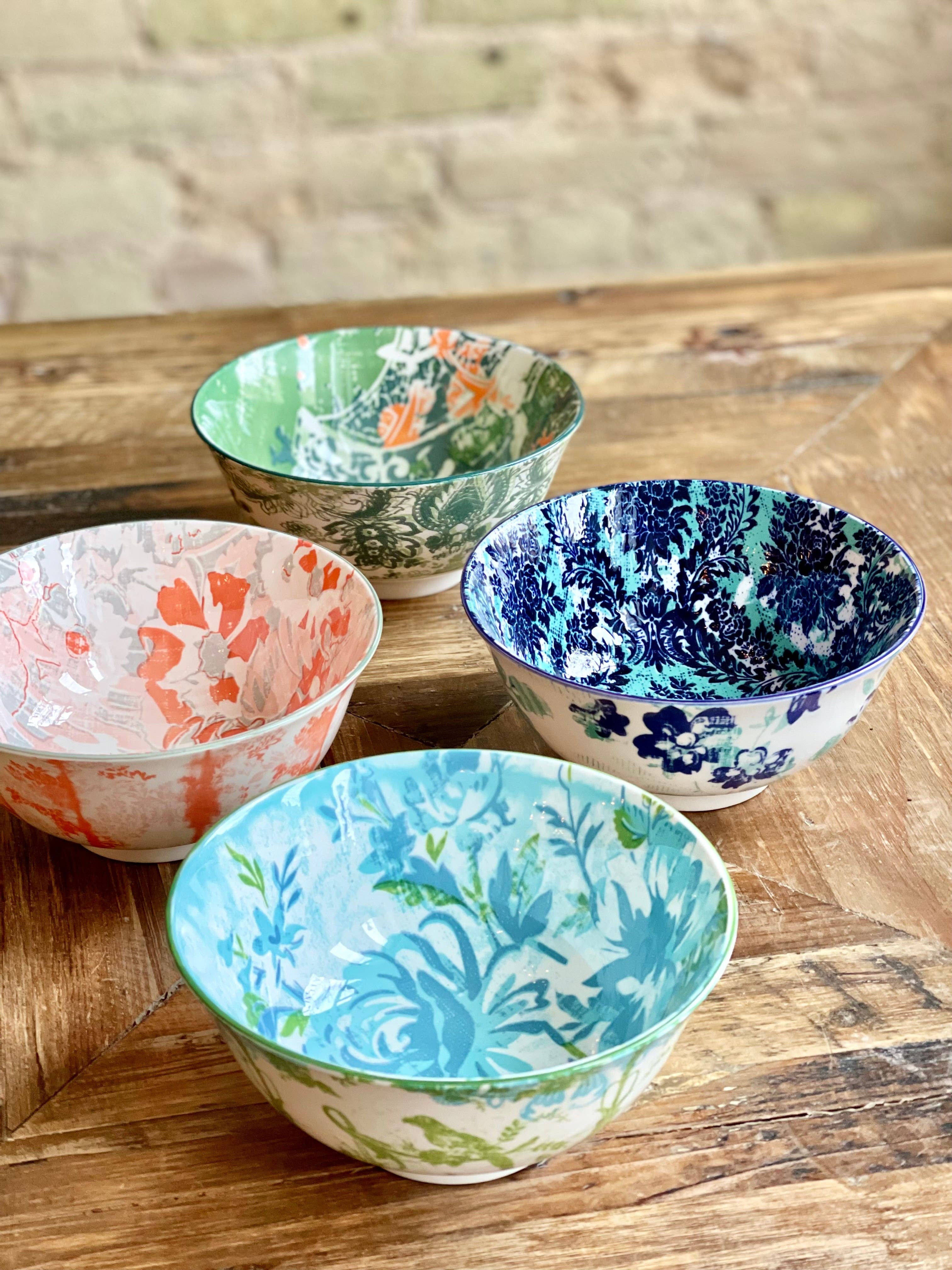 Patina Vie European Cereal Bowls - 4 colors