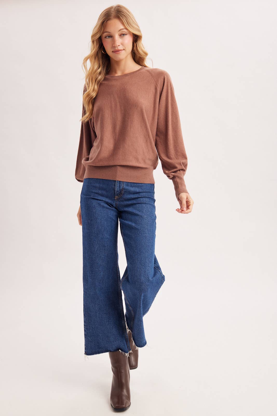 Lightweight Knit Sweater Pullover